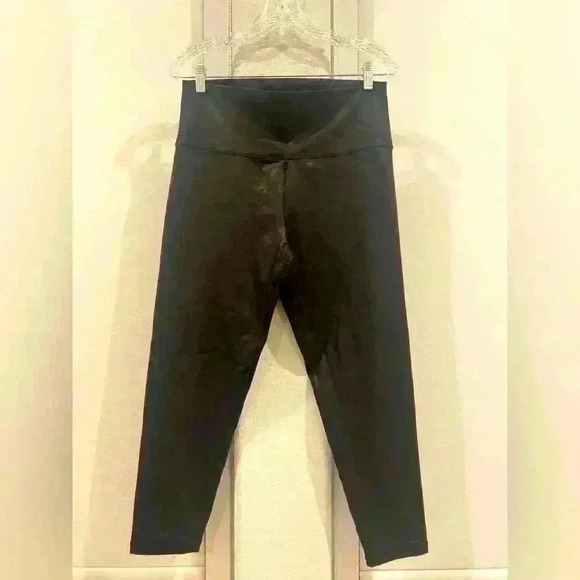 OFFLINE BY AERIE | Faux Leather Shiny Leggings | Sz XL Petite | like new - Picture 1 of 7